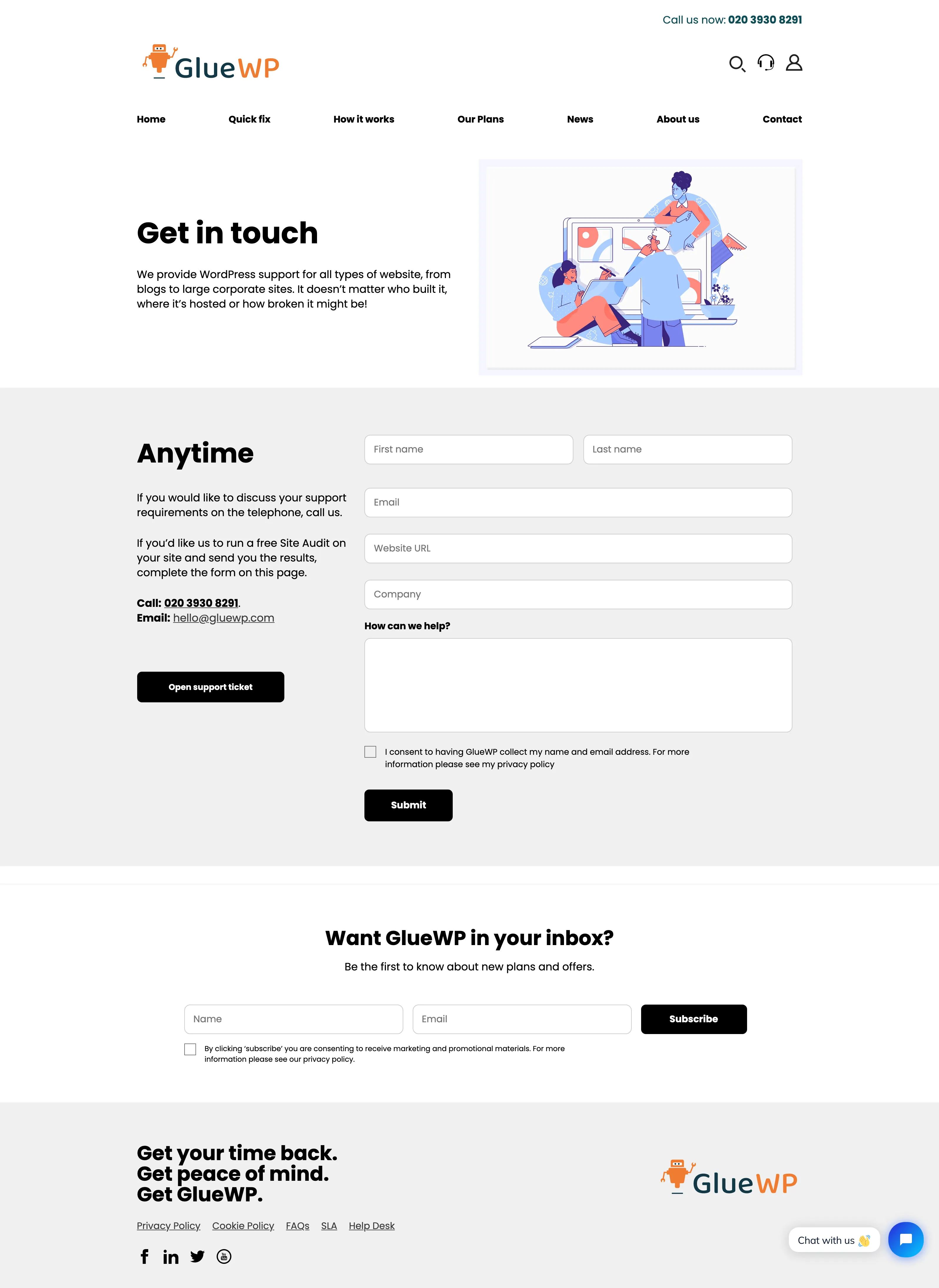 GlueWP Contact