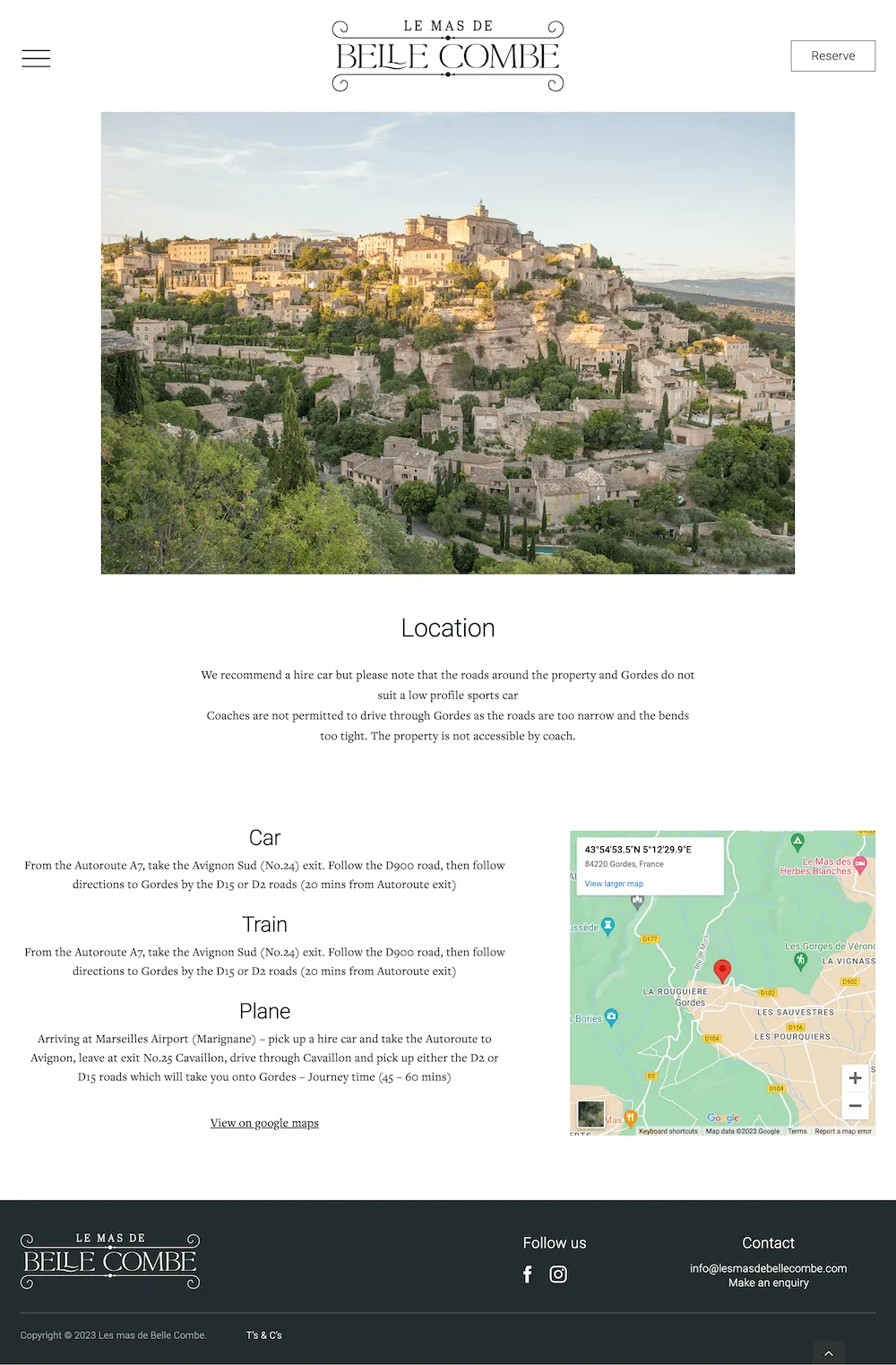 Le Mas De Belle Combe