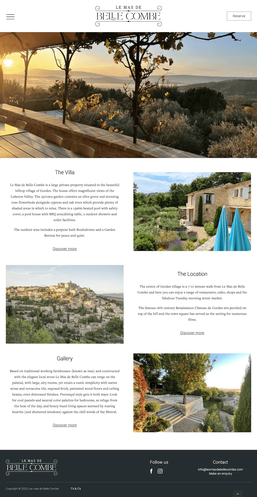 Le Mas De Belle Combe